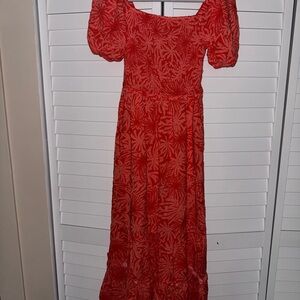 Betsey Johnson Red Long Sleeve Dress